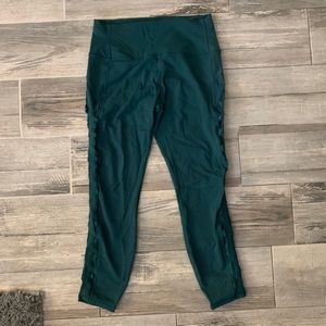 Lululemon leggings 7/8 length. Teal